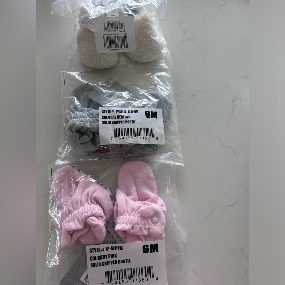 Zutano booties 6 month